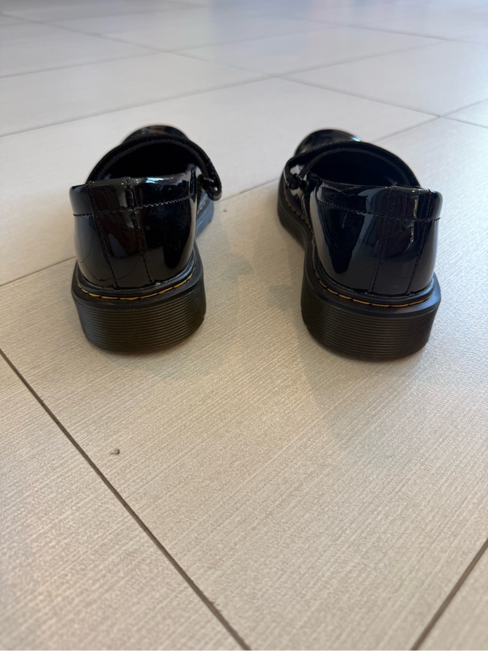 Dr. Martens Maccy Womens Black Patent Leather Loafers Girls Size 4 - Picture 4 of 8